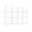 Lockers 12 Doors - Locker bank of 3 x high & 4 x Wide